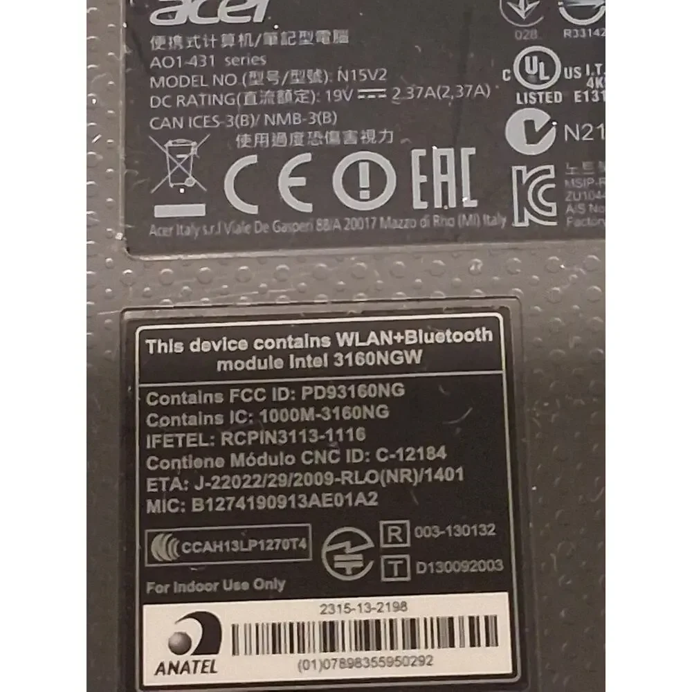 Acer title aspire